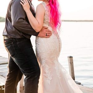 Mermaid Lace Sweetheart Wedding Dress